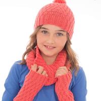 K763 Hat, Cowl & Wrist Warmer